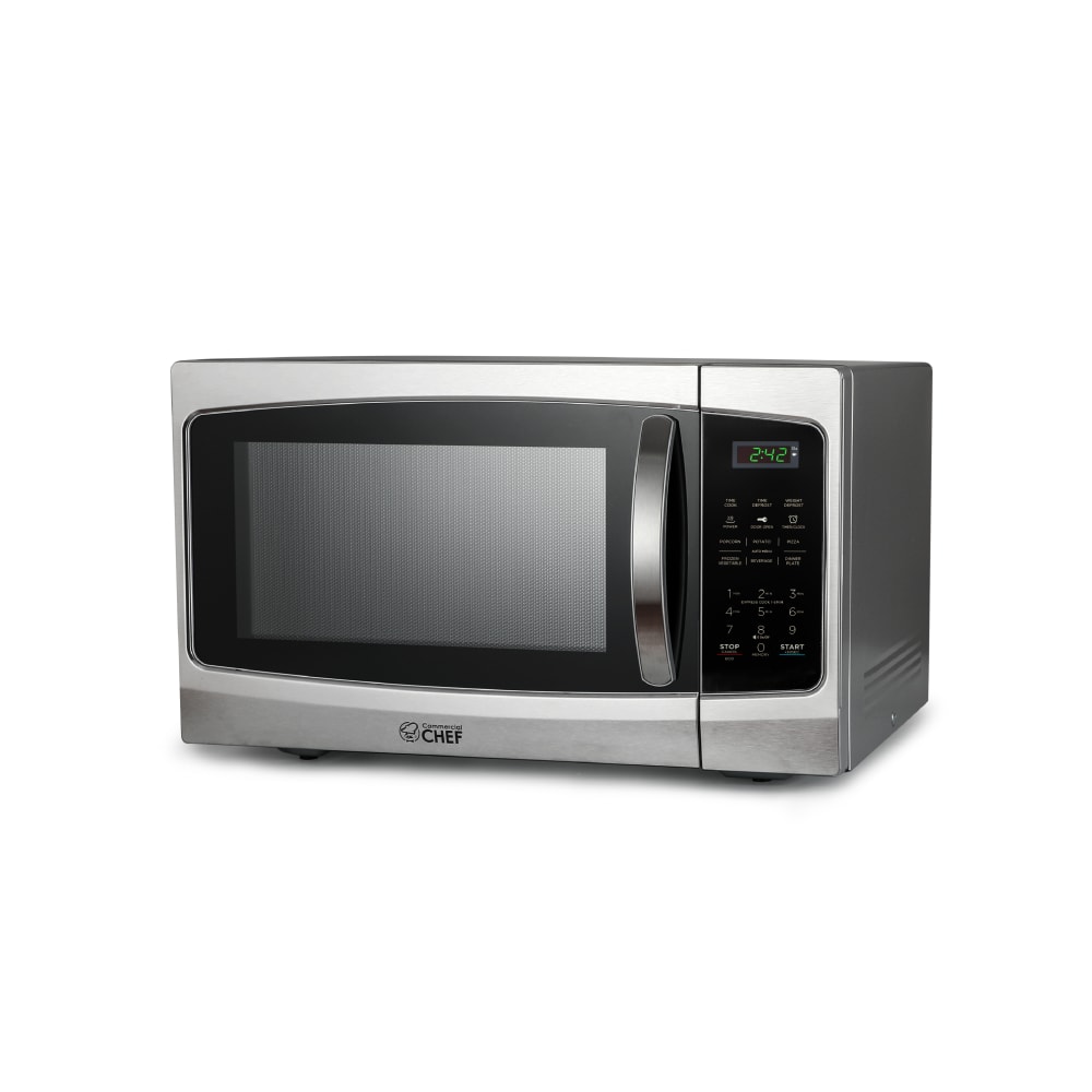 Commercial Chef 1.3 Cu. Ft. Countertop Microwave Oven,