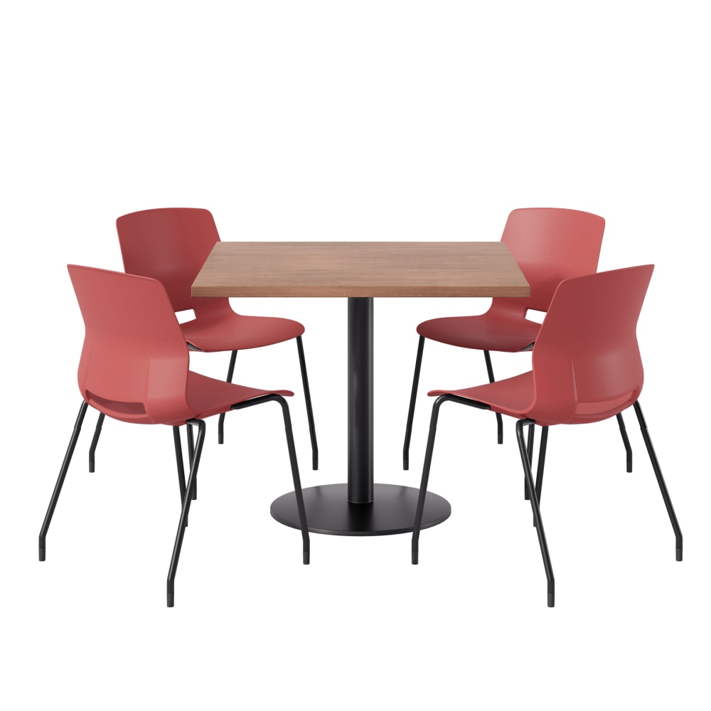 KFI Studios Proof Cafe Pedestal Table With Imme
