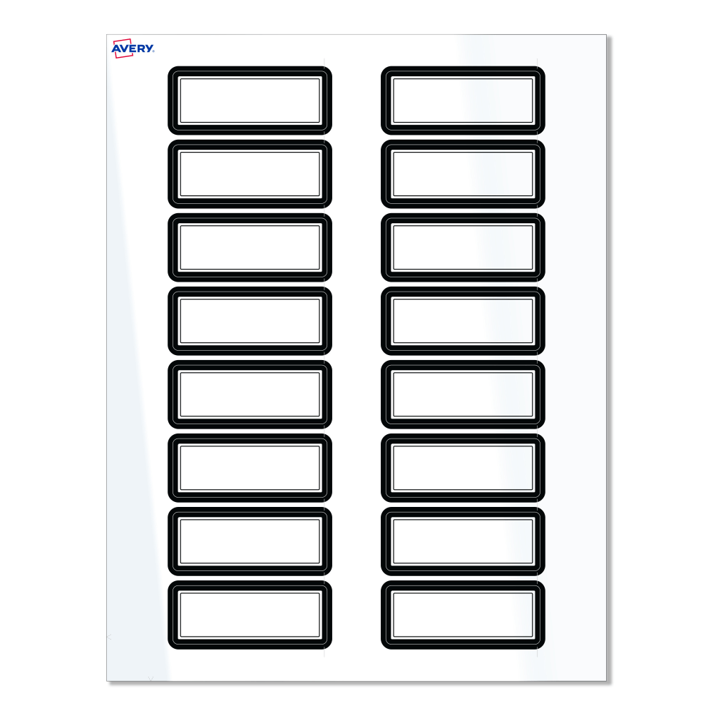 Avery® Print-To-The-Edge Labels With Sure Feed® Technology,