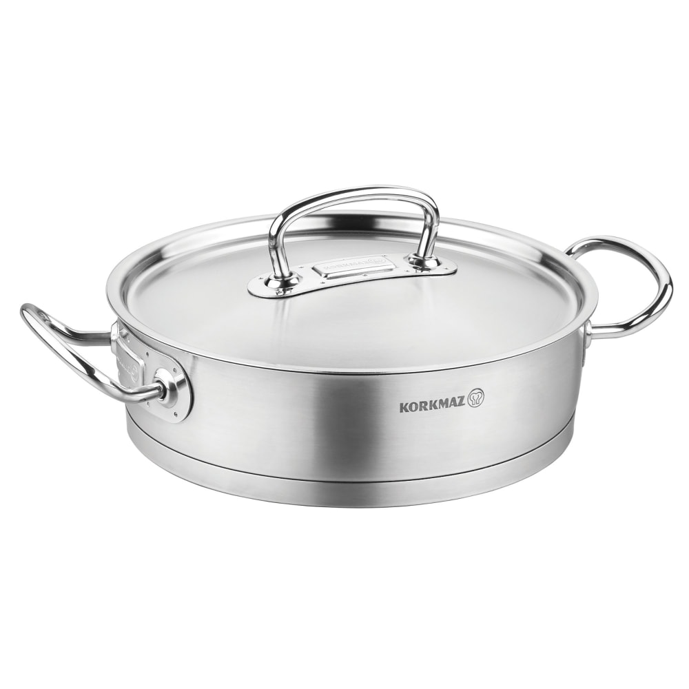 Korkmaz Proline Professional Series Stainless Steel Sauté Pan