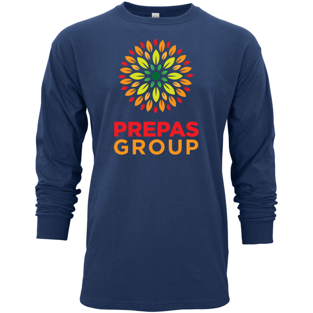 Custom M&O Unisex Soft Long Sleeve Full-Color T-Shirt