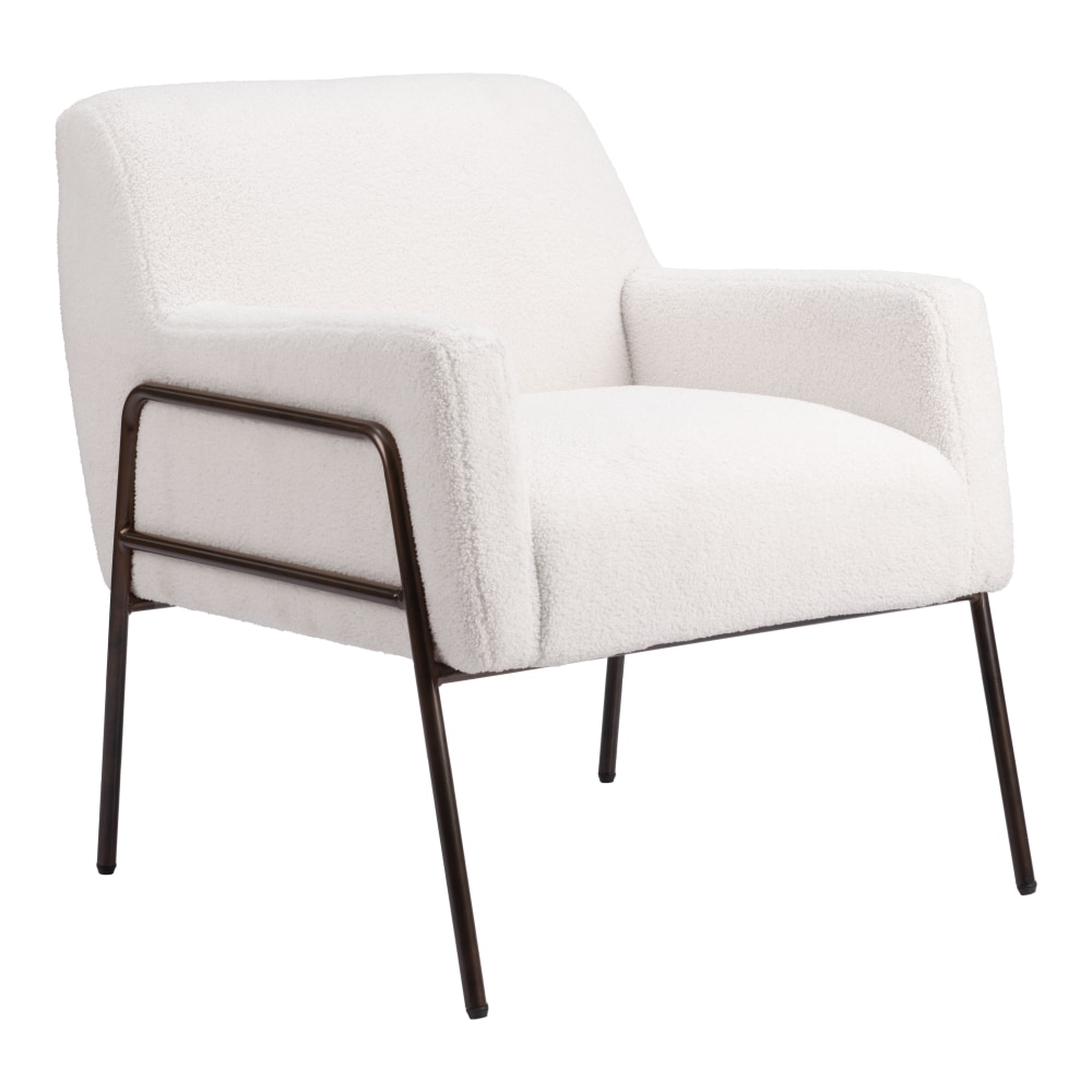 Zuo Charleston Accent Chair, Cream