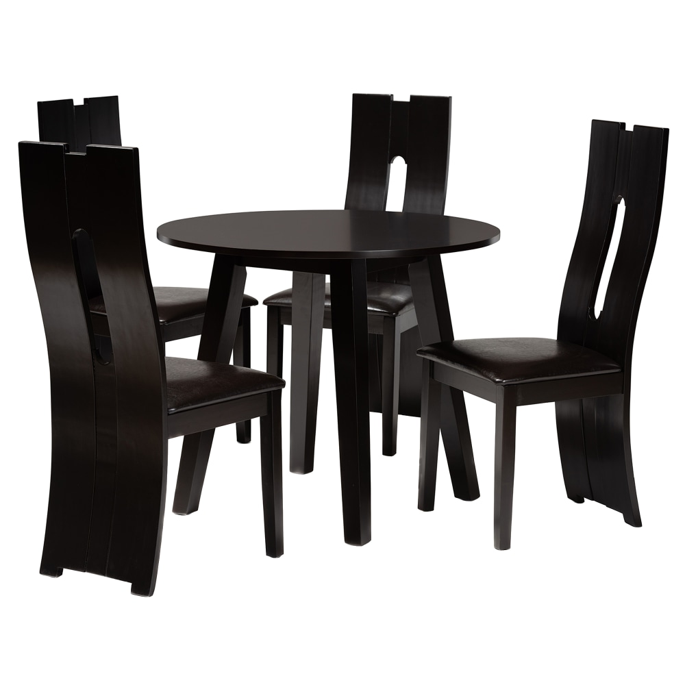 Baxton Studio Torin Dining Set, 29-15/16"H x 35-7/16"W