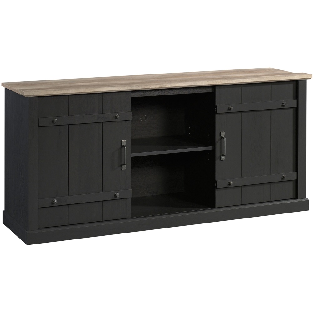 Sauder® Select Farmhouse Entertainment Credenza With Sliding