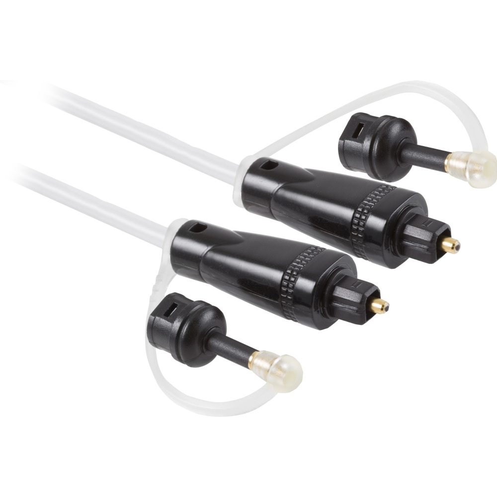 Ativa® Fiber Optic Toslink Digital Audio Cable, 6’,