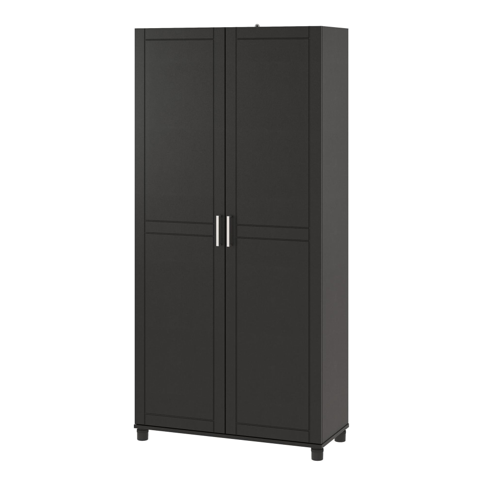 Ameriwood™ Home Callahan 36" Utility Storage Cabinet, Black