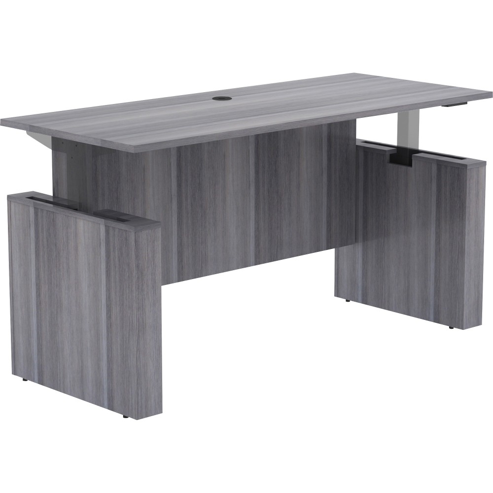 Lorell® Essentials Electric 72"W Sit-to-Stand Desk Shell,