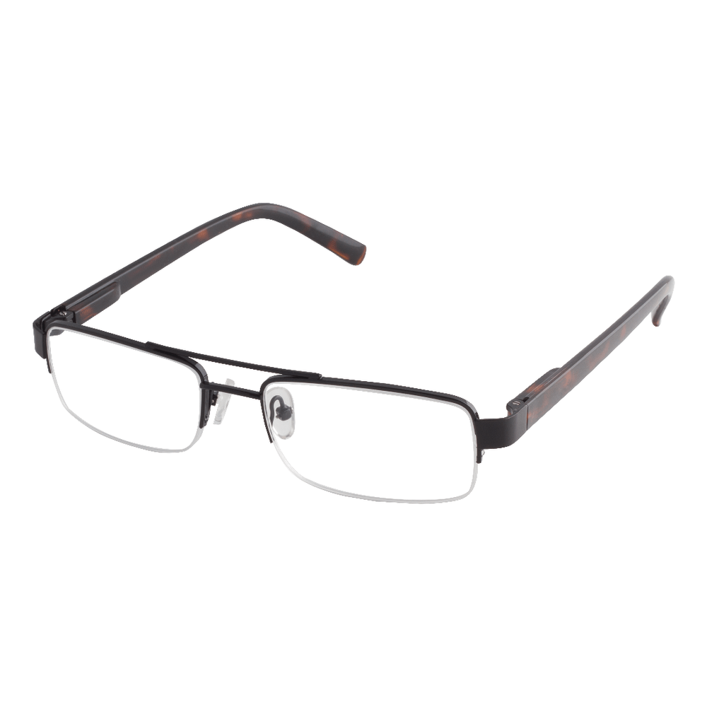 Dr. Dean Edell Anaheim Rimless Reading Glasses, +1.25,