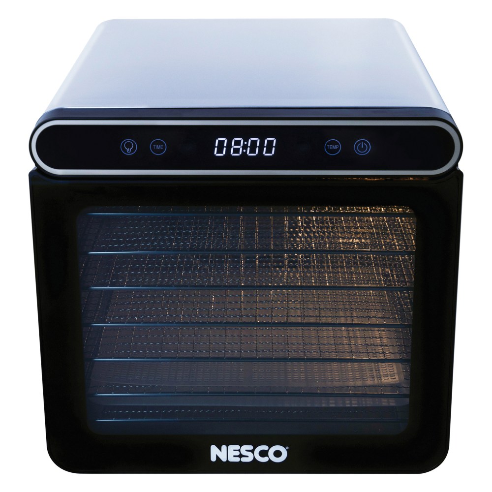 Nesco 600W 7-Tray Stainless Steel Digital Food Dehydrator,