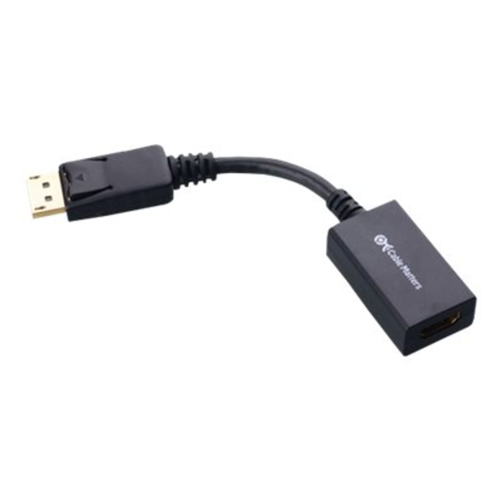 Cable Matters DisplayPort To HDMI Adapter - 1x