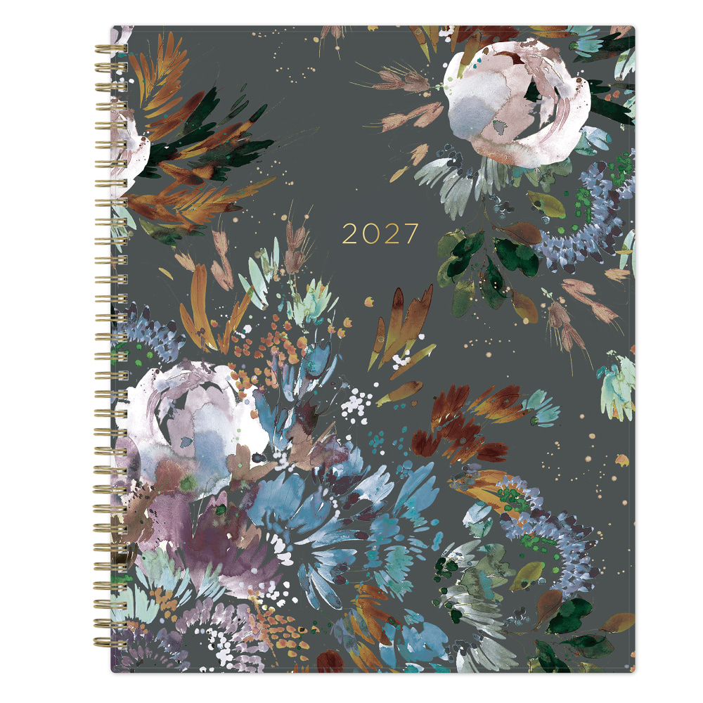 2027 Blue Sky Midnight Garden Weekly/Monthly Planning Calendar,