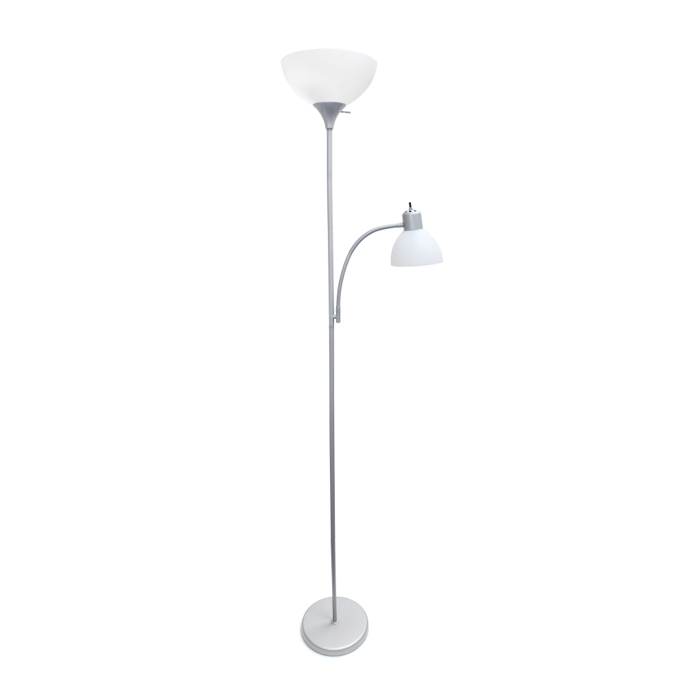 Simple Designs Floor Lamp With Reading Light, 71