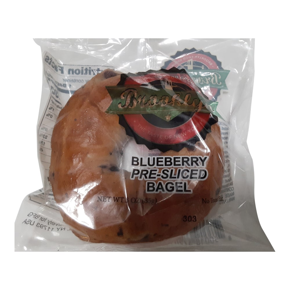 Brooklyn Food Group - Blueberry Sliced Bagels -