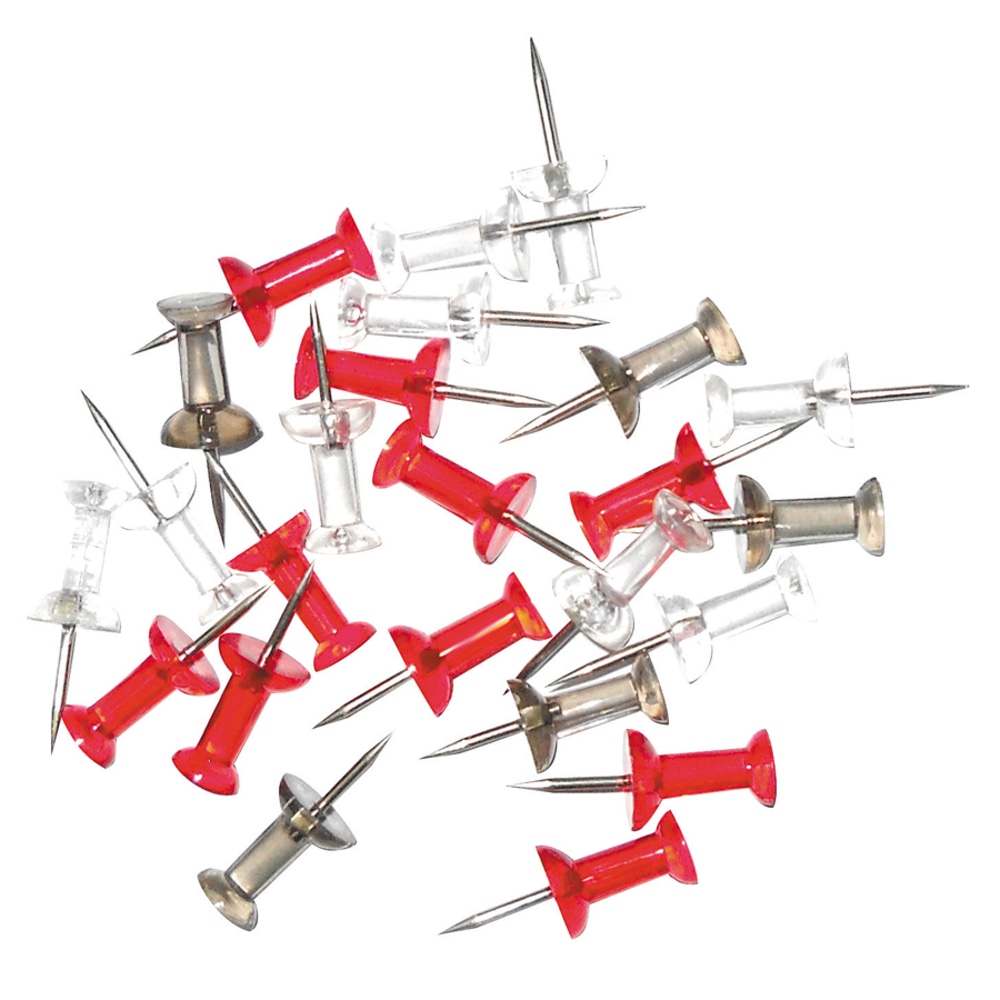 Office Depot® Brand Pushpins, Irregular, 1/2", Assorted