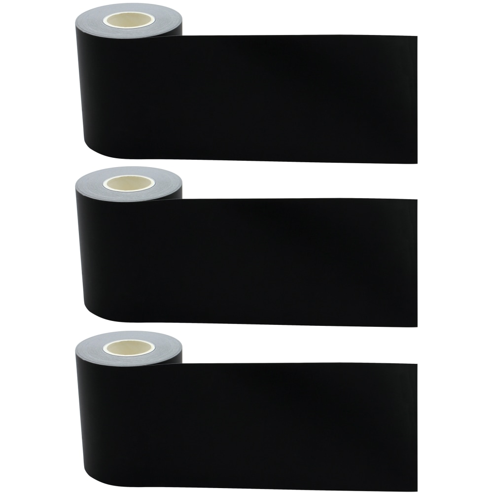 Teacher Created Resources® Straight Rolled Border Trim, Black,
