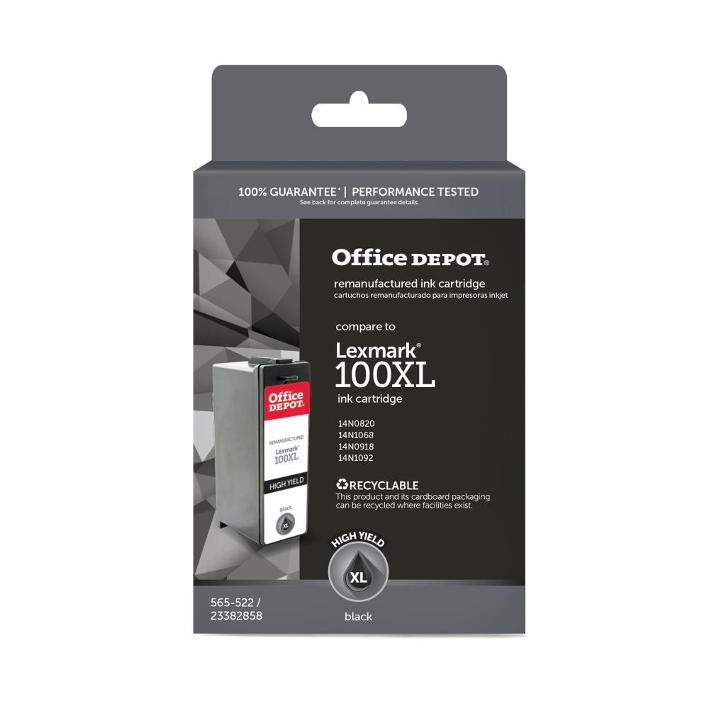 Office Depot® Remanufactured Black High-Yield Ink Cartridge