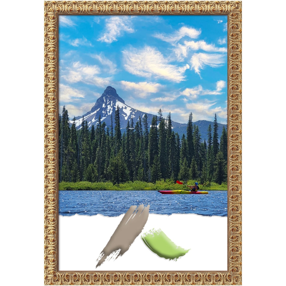Amanti Art Florentine Gold Wood Picture Frame, 27"