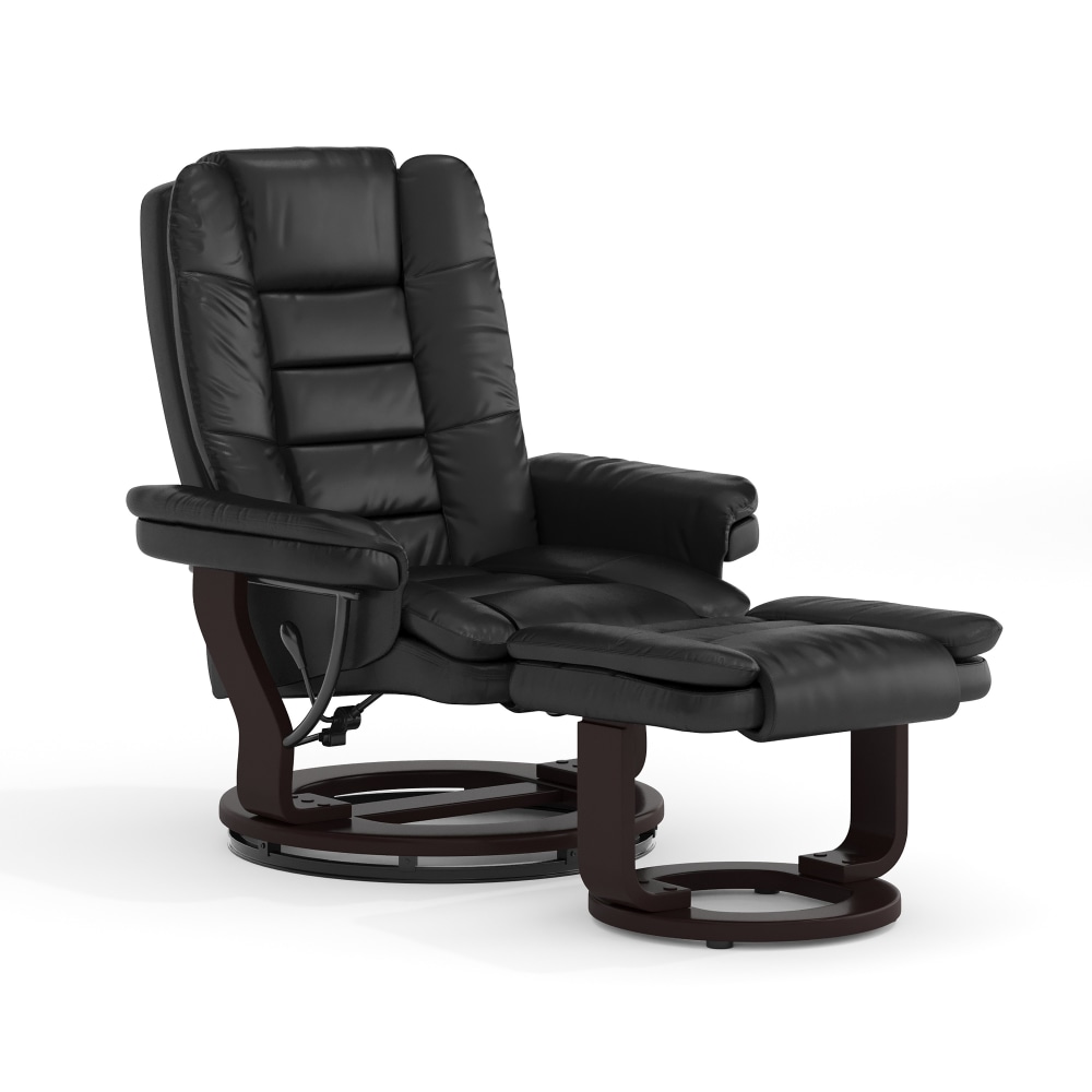 Flash Furniture LeatherSoft™ Faux Leather Recliner And Ottoman,