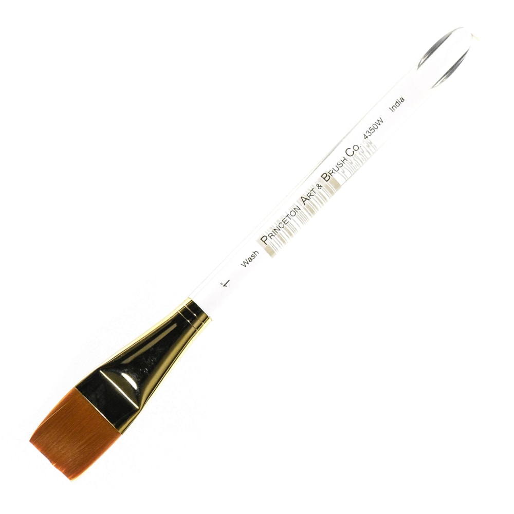 Princeton Series 4350 Ashley Paint Brush, 1", Square