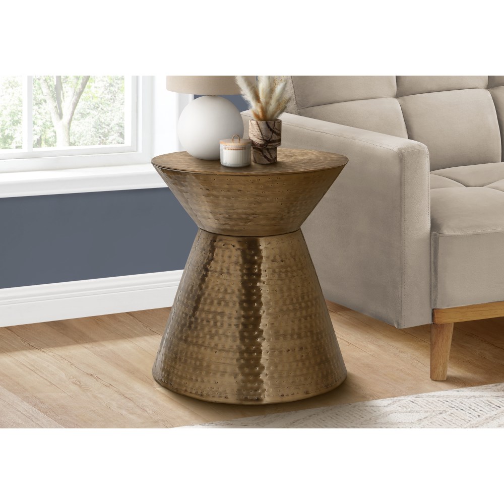 Monarch Specialties Rye Accent Table, 20"H x 22"W