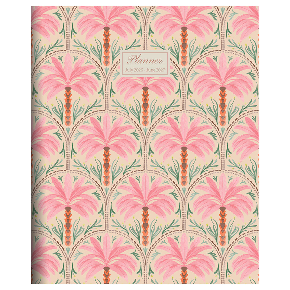 2026-2027, TF Publishing Exotic Palms Large Monthly Planner,