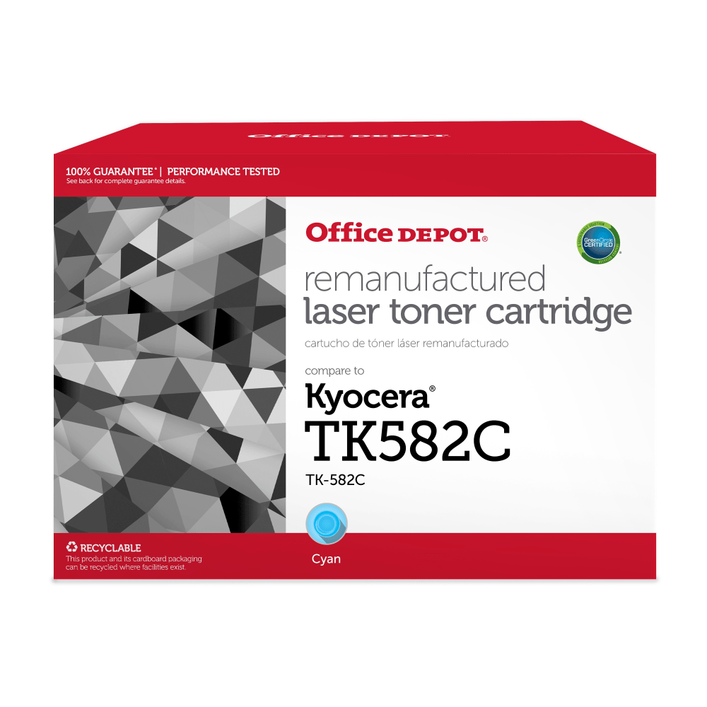 Office Depot® ODTK582C Cyan Toner Cartridge Replacement For