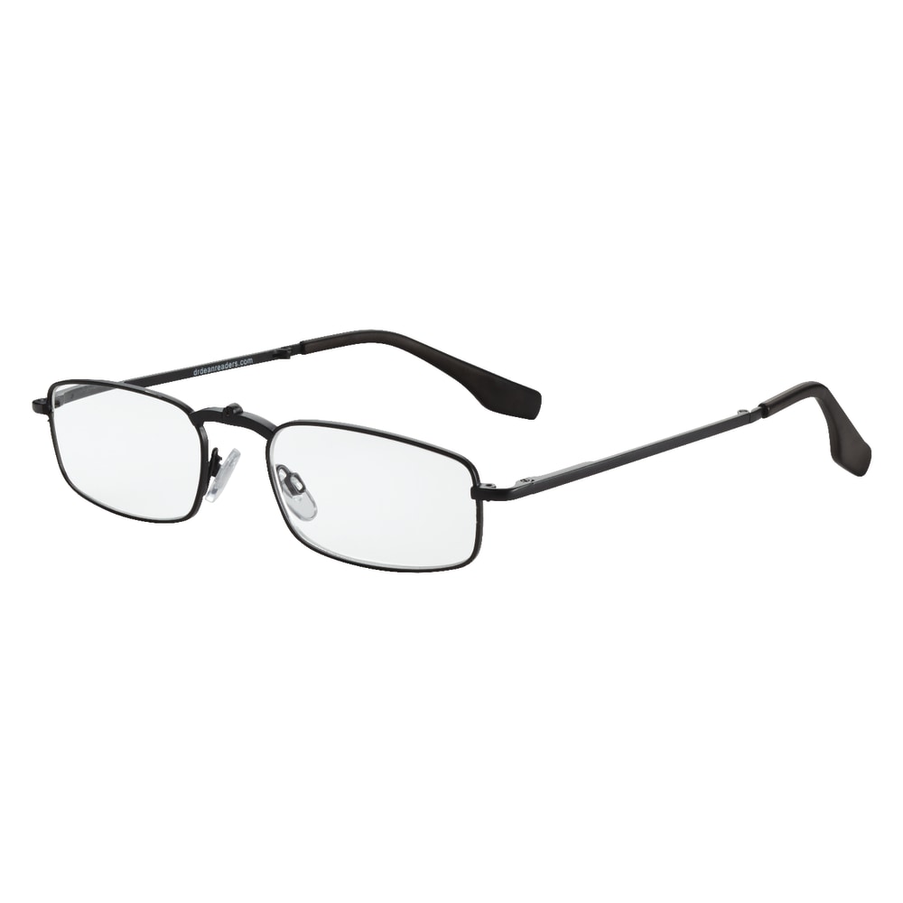 Dr. Dean Edell Folder Reading Glasses, Black, +1.50