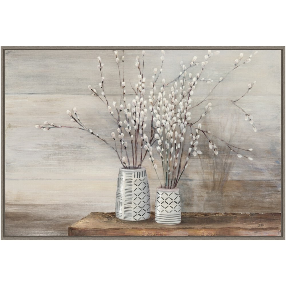 Amanti Art Pussy Willow Still Life With Designs