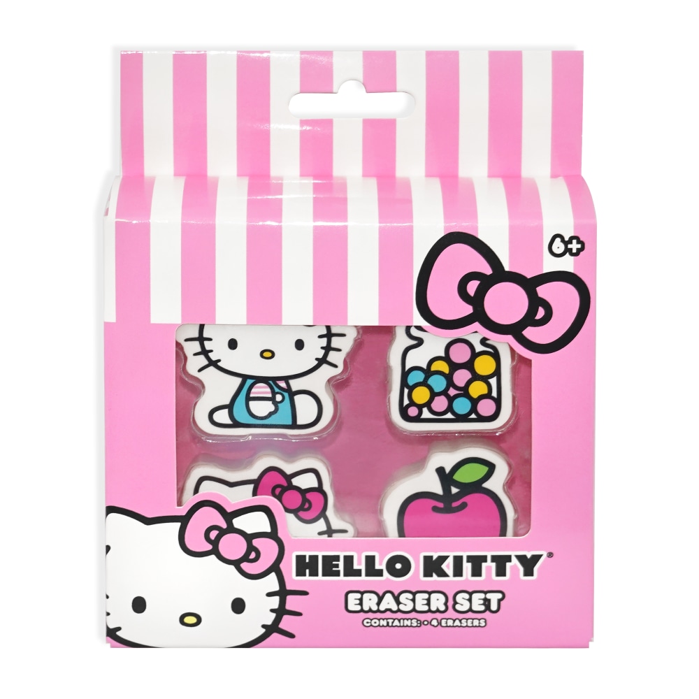 Hello Kitty 4 Pack Eraser Set