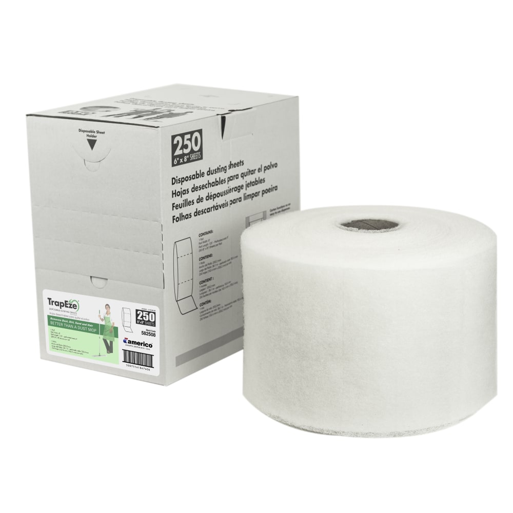 Americo® TrapEze® Disposable Dusting Sheets, 6" x 8"
