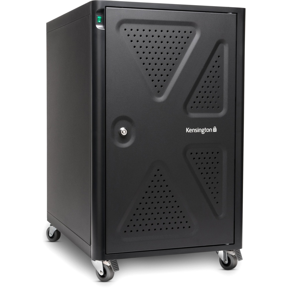 Kensington AC12 12-Bay Security Charging Cabinet, 16.50"W x