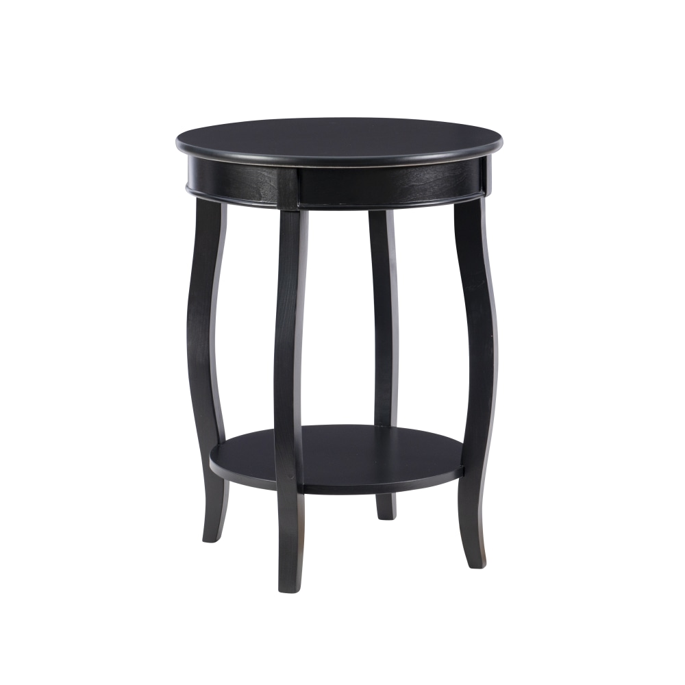 Powell Nora Round Side Table With Shelf, 24"H