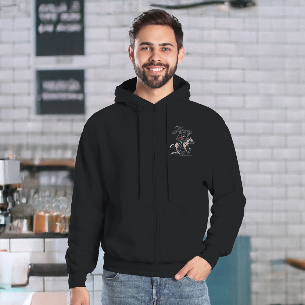 POD Adult Fleece Full Zip Hoodie - Full