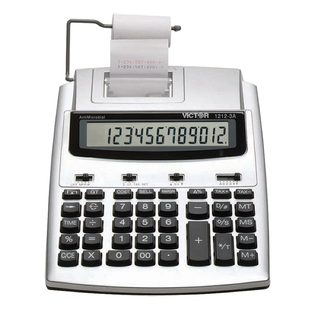 Victor® 1212-3A Printing Calculator With Antimicrobial