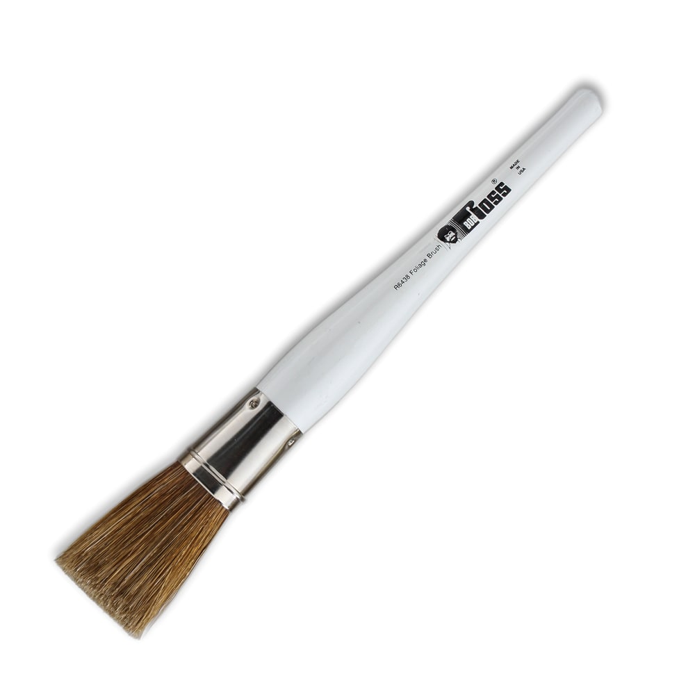 Bob Ross Paint Brush, 1", Foliage Bristle, White