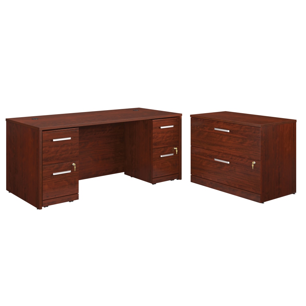 Sauder® Affirm Collection Executive Desk With Two 2-Drawer
