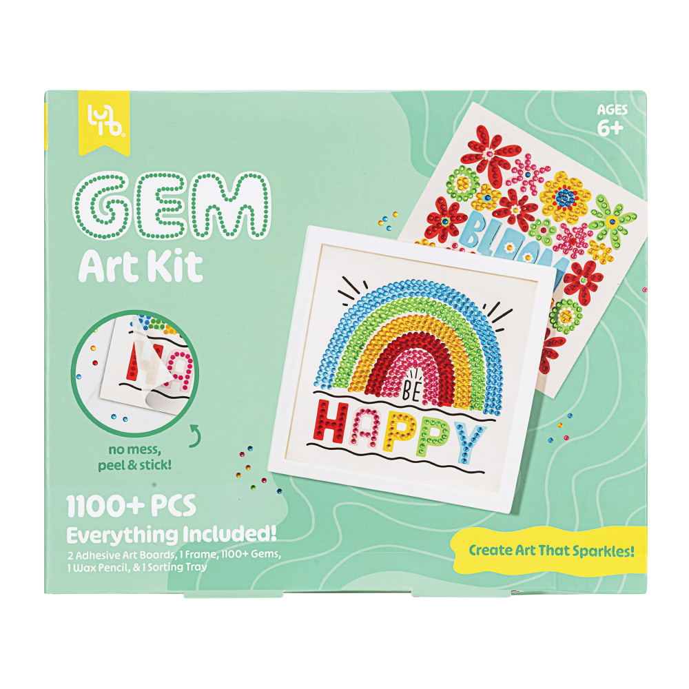 Little Yellow Bicycle® Rainbow Gem Art Kit
