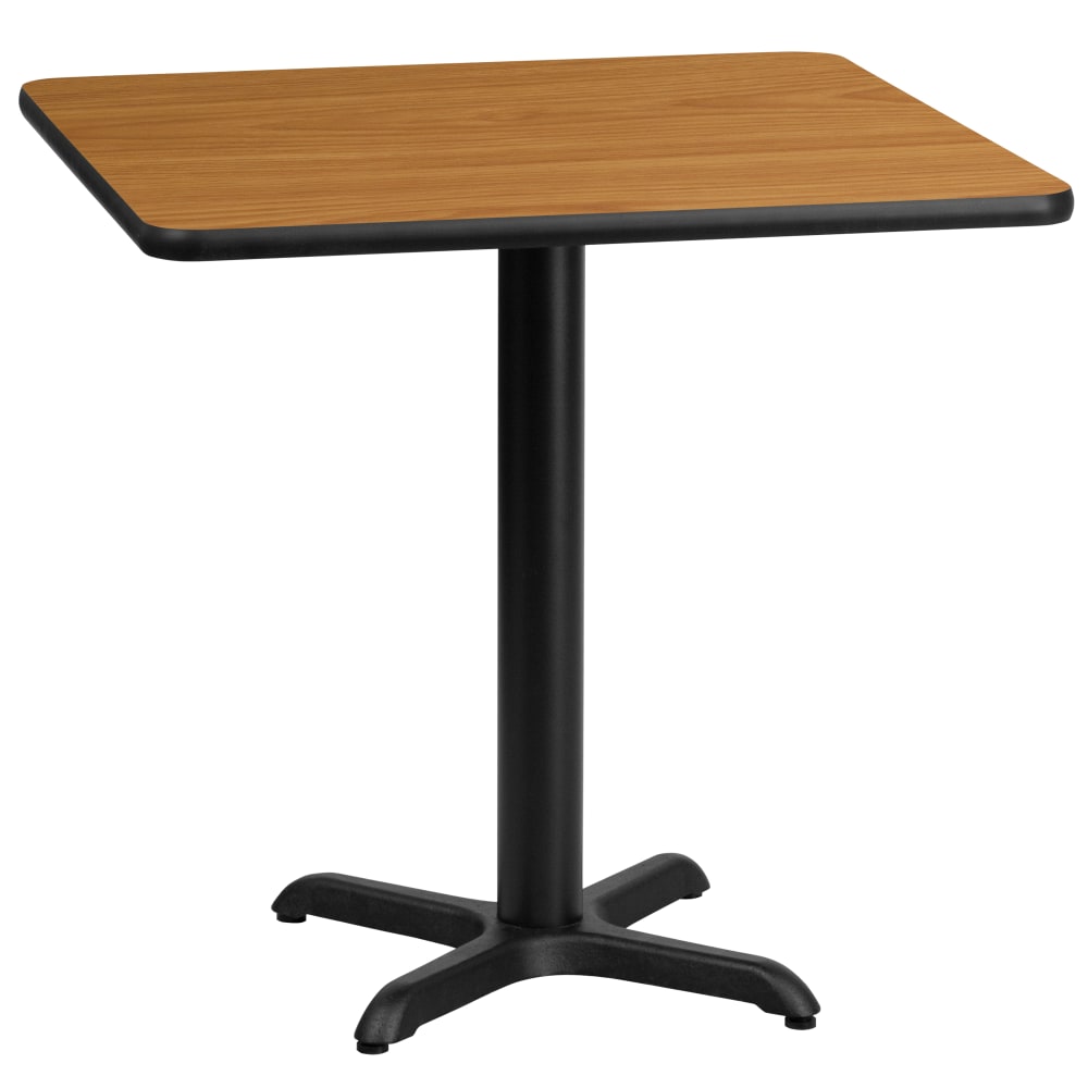 Flash Furniture Square Hospitality Table With X-Style Base,