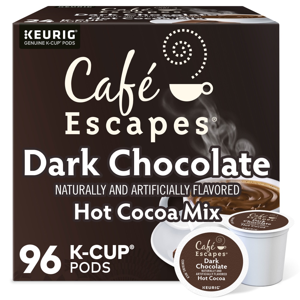 Café Escapes Dark Chocolate Hot Cocoa Keurig Single-Serve