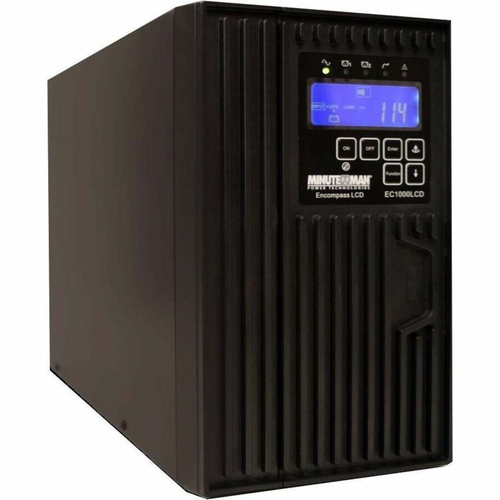 Minuteman Ecompass EC1000LCD 1000VA Tower UPS, EC1000LCD