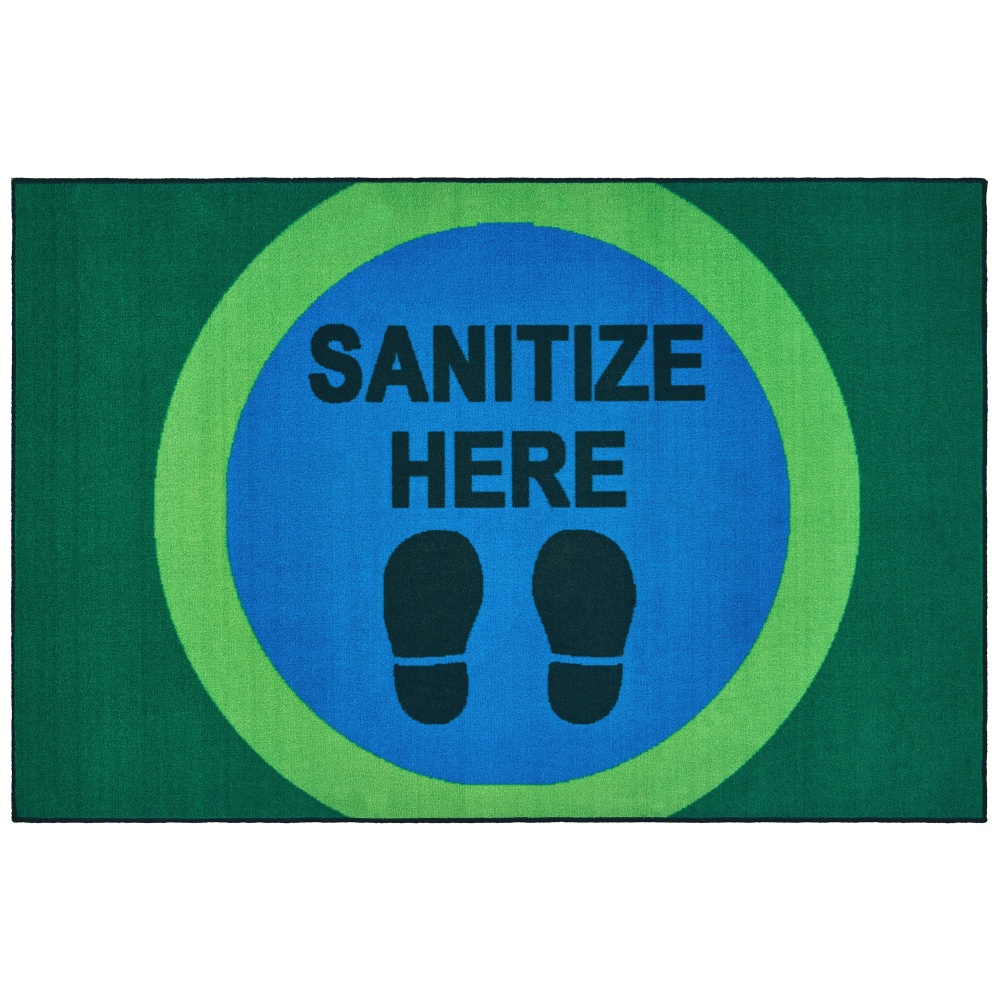 Carpets for Kids® KID$Value Rugs™ Sanitize Here Activity
