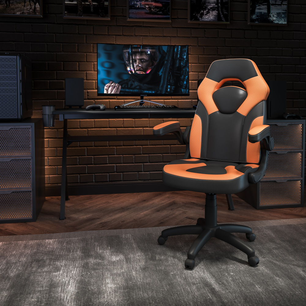 Flash Furniture X10 Ergonomic LeatherSoft™ Faux Leather High-Back