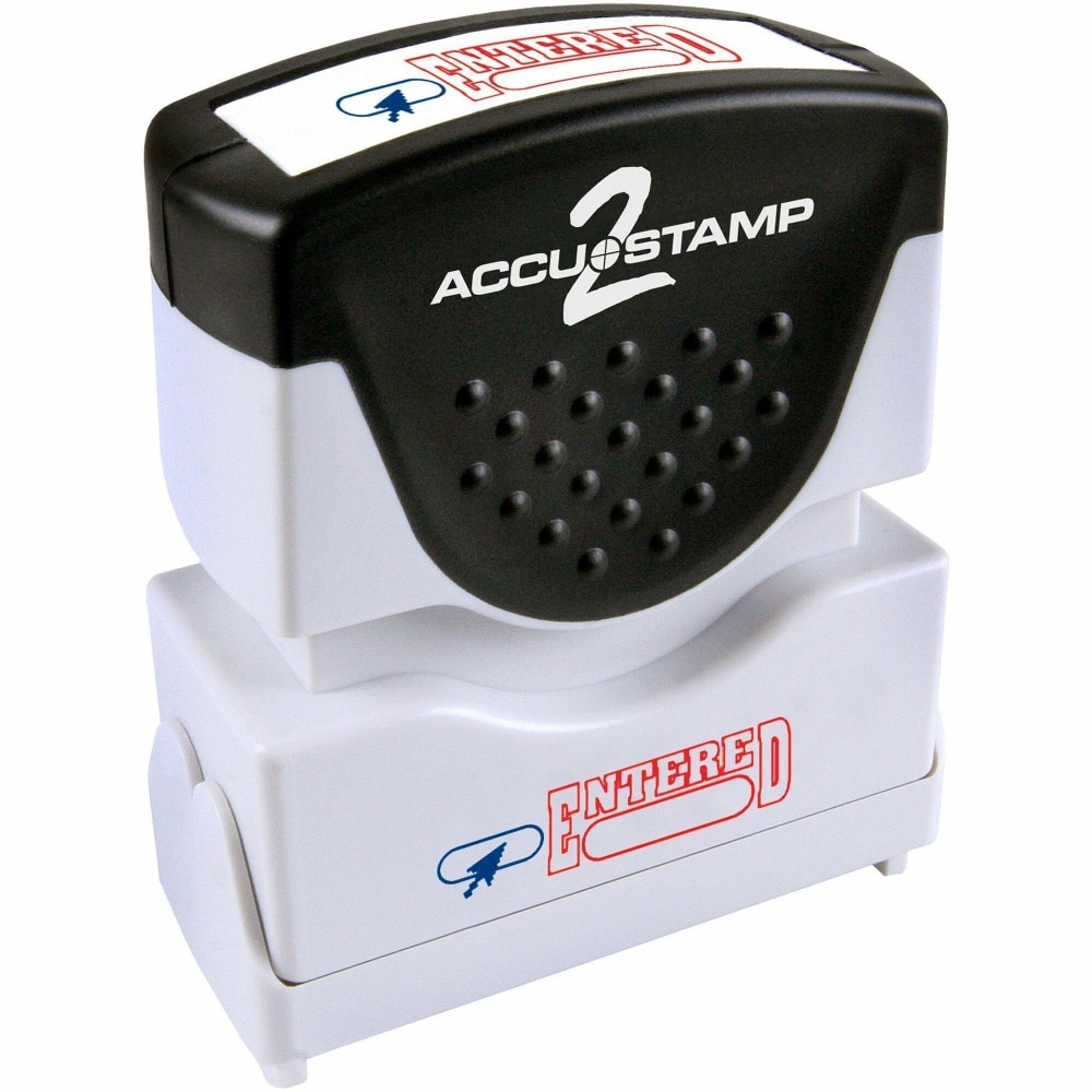 COSCO 2-color ENTERED Message Stamp - Message Stamp