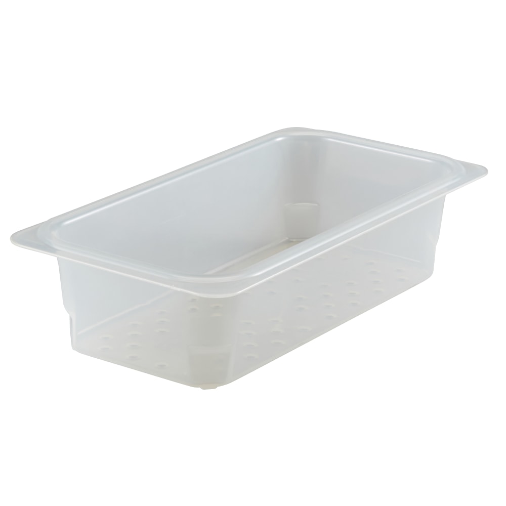 Cambro Translucent GN 1/3 Colander Pans, 3"H x