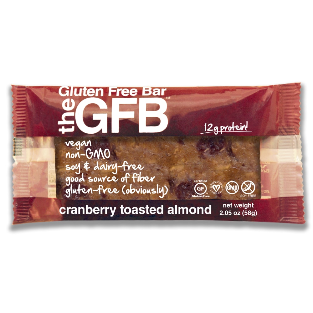 GFB- The Gluten-Free Bar, Cranberry Toasted Almond, 2.05