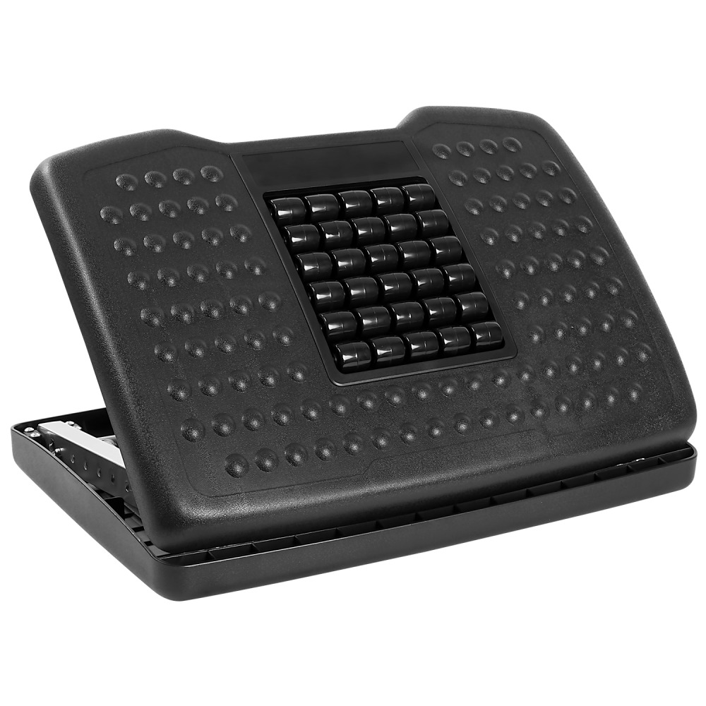 Mount-It! Adjustable Under Desk Footrest With Massaging Rollers,