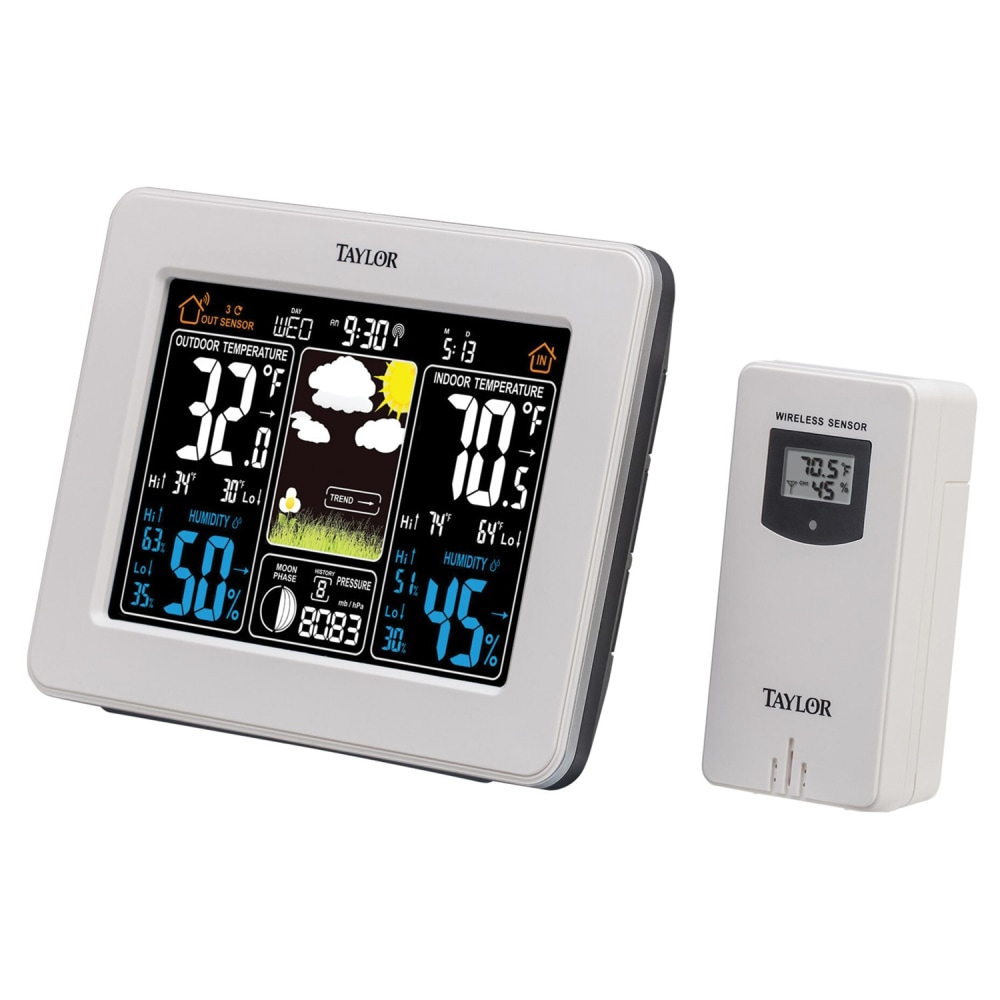Taylor Precision Products Digital Deluxe Color Weather