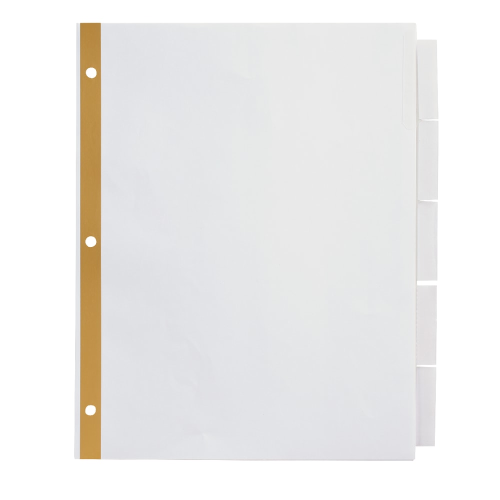 Office Depot® Brand Insertable Dividers With Big Tabs,