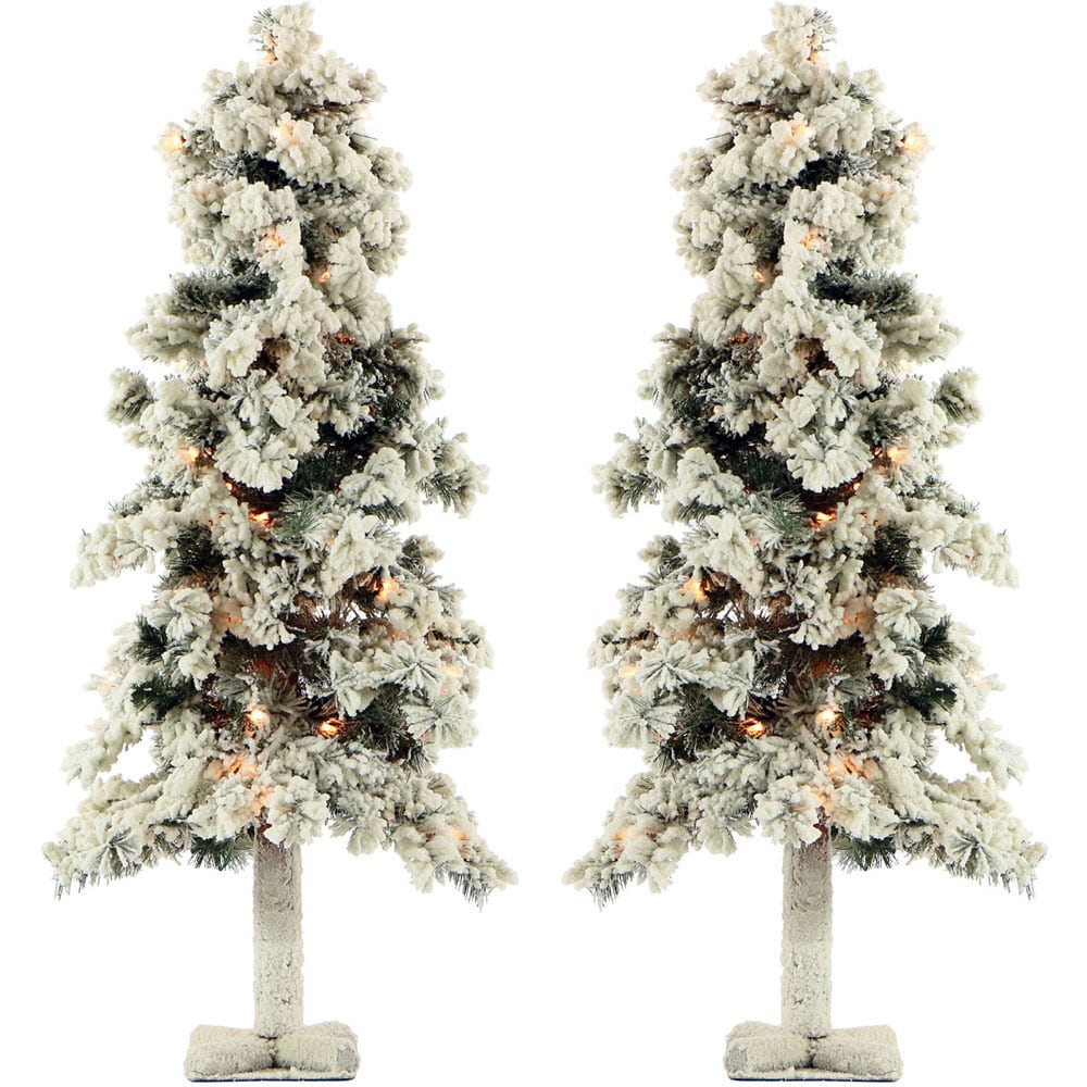 Fraser Hill Farm Snowy Alpine Trees With Clear