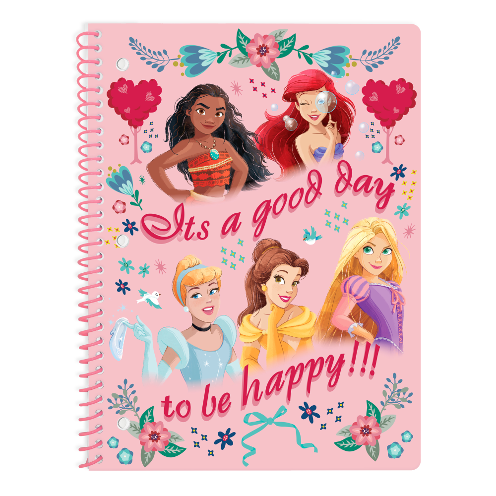 Disney Princess Single Subject Wide Ruled Notebook, 70